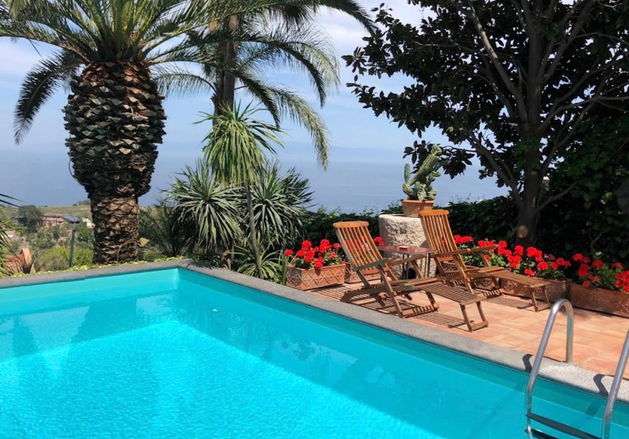 Villa Lou Taormina Private Villa With Panoramic Sea View Pool المظهر الخارجي الصورة