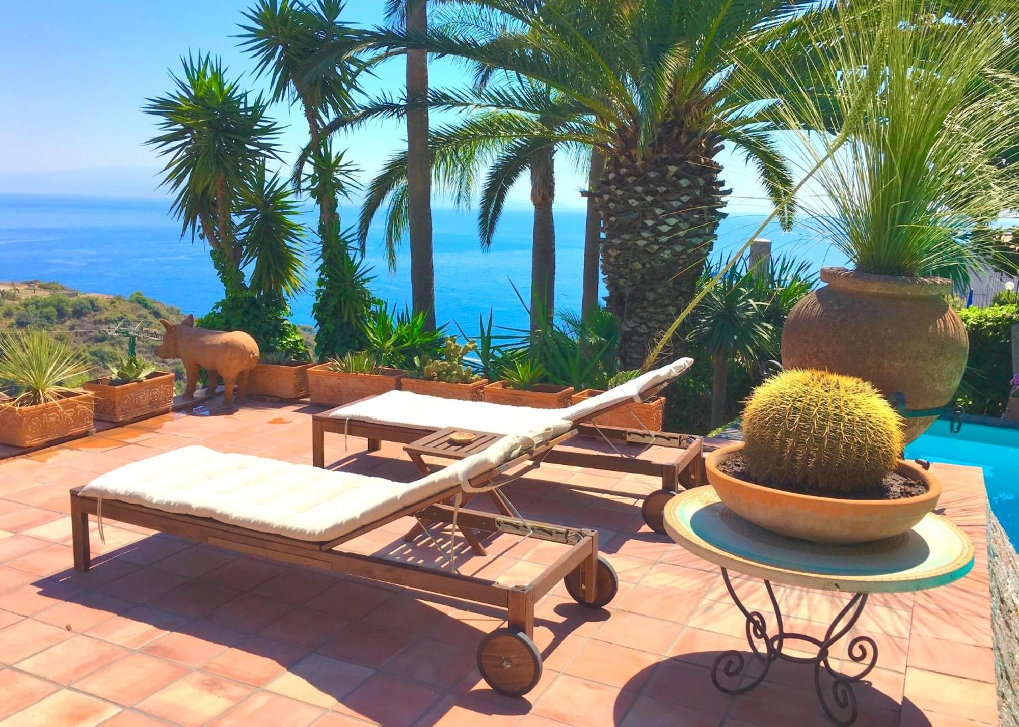 Villa Lou Taormina Private Villa With Panoramic Sea View Pool المظهر الخارجي الصورة